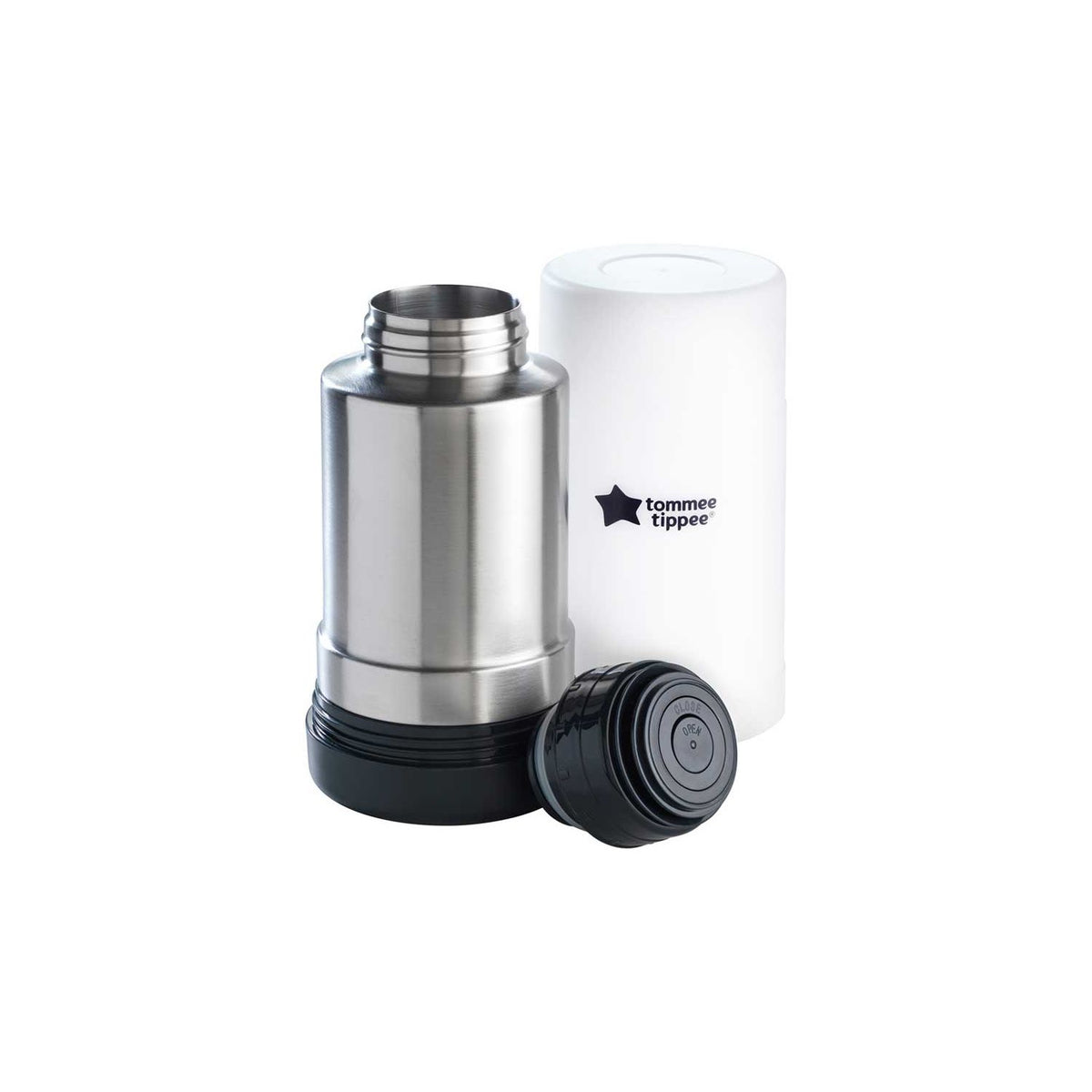 Tommee Tippee travel baby bottle warmer flask - British product