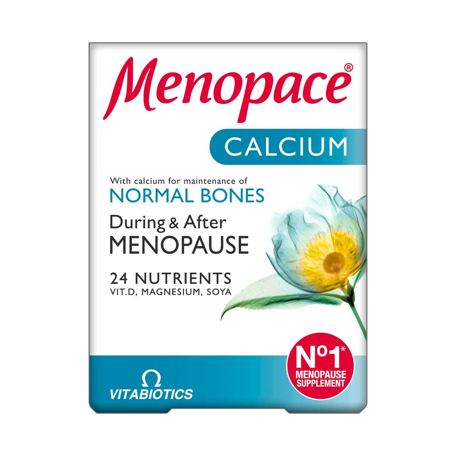 Comprimés Vitabiotics Menopace Calcium 60, version UK