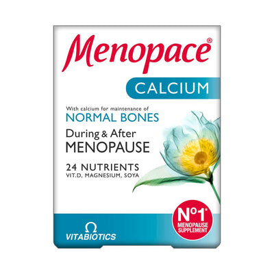 Boots Vitabiotics Menopace Calcium Menopause Support Supplement - 60 Tablets- Buy online at McGrocer