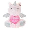 Soft Unicorn Stuffed Animal with Lights and Sounds, 26cm x 22cm