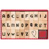 Sainsburys Alphabet Letter Stamp Set with Heart for Valentine's Day Crafting- Buy online at McGrocer