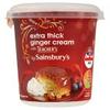 Sainsburys Extra Thick Ginger Cream With Teachers Whiskey 250ml