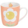 Floral Design Mother's Day Ceramic Mug with Microwave and Dishwasher Safe