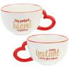 Valentine's Day Coffee Mug Set for Couples