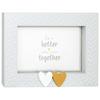 Grey Valentine's Photo Frame 17cm x 22cm