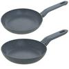 Sainsburys Home Stone Effect 20cm 26cm Frying Pan Set