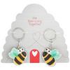 Sainsburys Sainsburys Valentines Pair of Bee Keyrings- Buy online at McGrocer