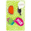 Sainsburys Home Fiesta Pin Badges x4