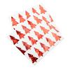 Foil Spot Red Tree Festive Napkins 16.5x16.5cm Pack of 20