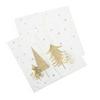 Sainsburys Sainsburys Home Gold Foil Tree Napkins x20- Buy online at McGrocer