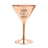Sainsburys Halloween Cocktail Glass Gold
