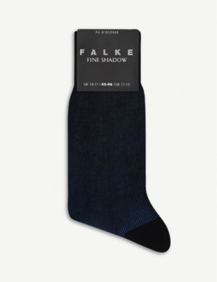 Falke Fine Shadow cotton-blend socks, imported from the UK