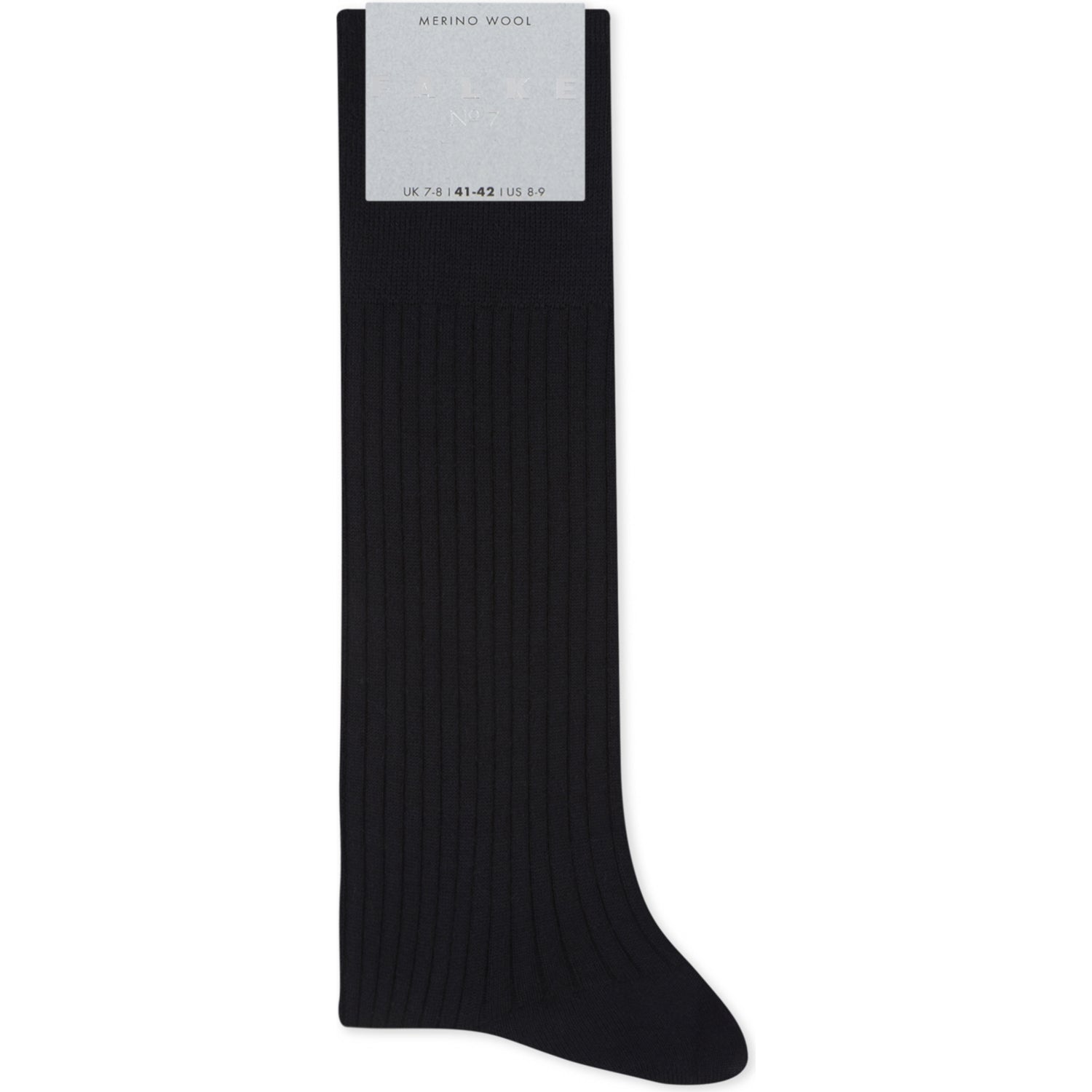 Falke No7 ribbed virgin wool socks, warm and durable, UK version