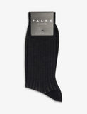 Falke shadow striped cotton-blend socks, imported from the UK
