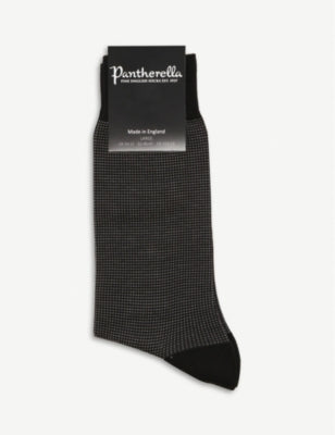 Pantherella Birdseye wool-blend socks (British brand)