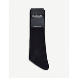 Short ribbed cotton socks -  DARK GREY - 10