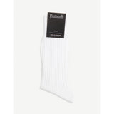 Ribbed cotton-blend socks - DUSTY PINK - S
