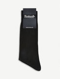 Pantherella short ribbed silk socks (British brand)