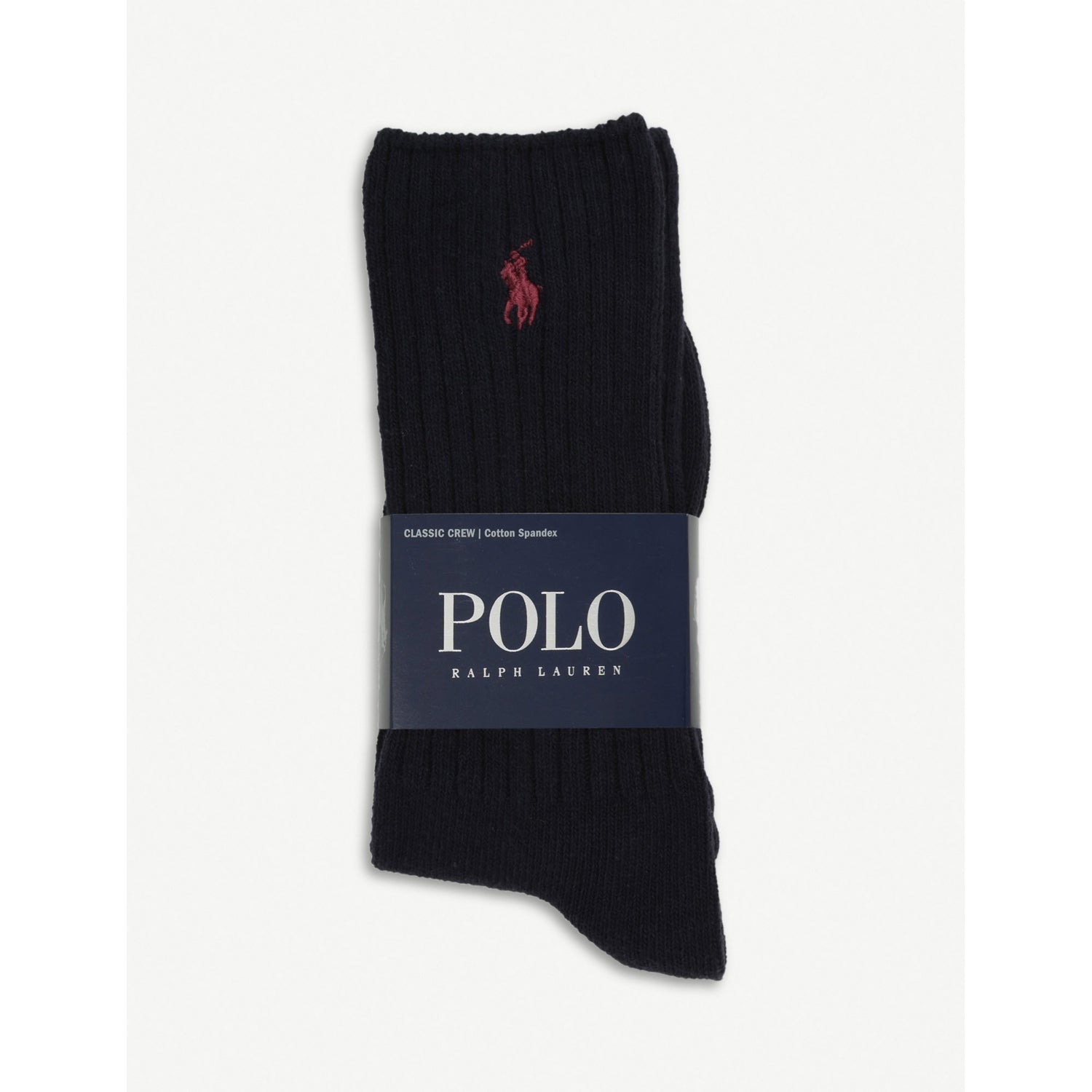 Polo Ralph Lauren ribbed cotton-blend socks, imported from the UK