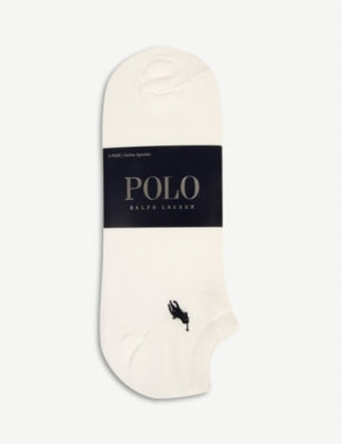Polo Ralph Lauren Stretch-Cotton Trainer Socks Pack of 3