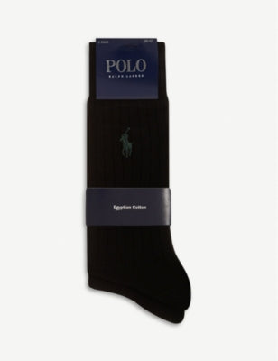 Polo Ralph Lauren ribbed ankle socks (British brand)