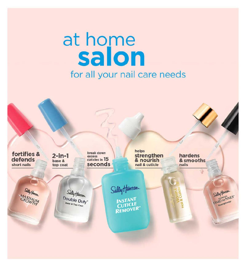 Sally Hansen Double Duty nail strengthener base and top coat, imported from the UK