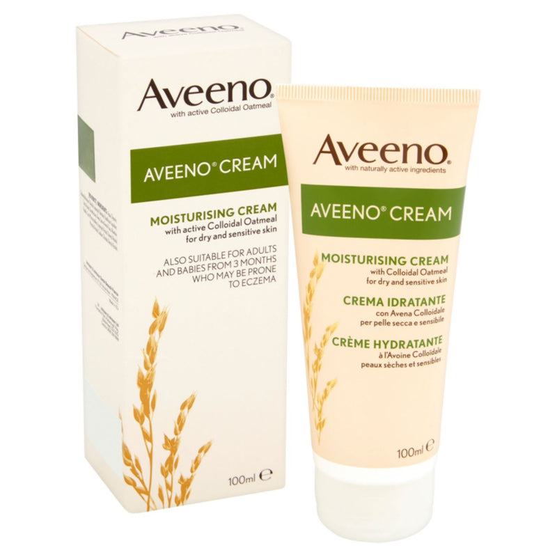 Aveeno-krem med naturlig kolloidal havregryn 100 ml - britisk produkt