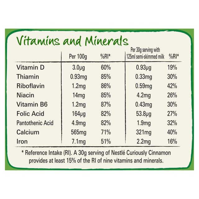 Nestle Curiously Cinnamon Cereal   375g GOODS M&S   