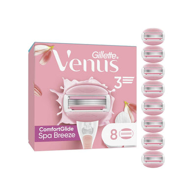 Boots Gillette Venus ComfortGlide Spa Breeze Women's Razor Blades X8- Buy online at McGrocer