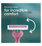 Gillette Venus Simply Venus 3 blade disposable razors 4 pack, imported from the UK