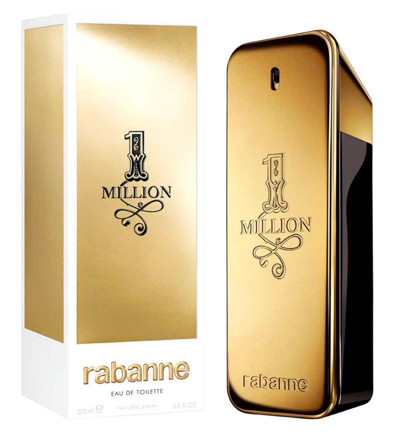 Rabanne 1 Million Eau de Toilette 200ml, UK version