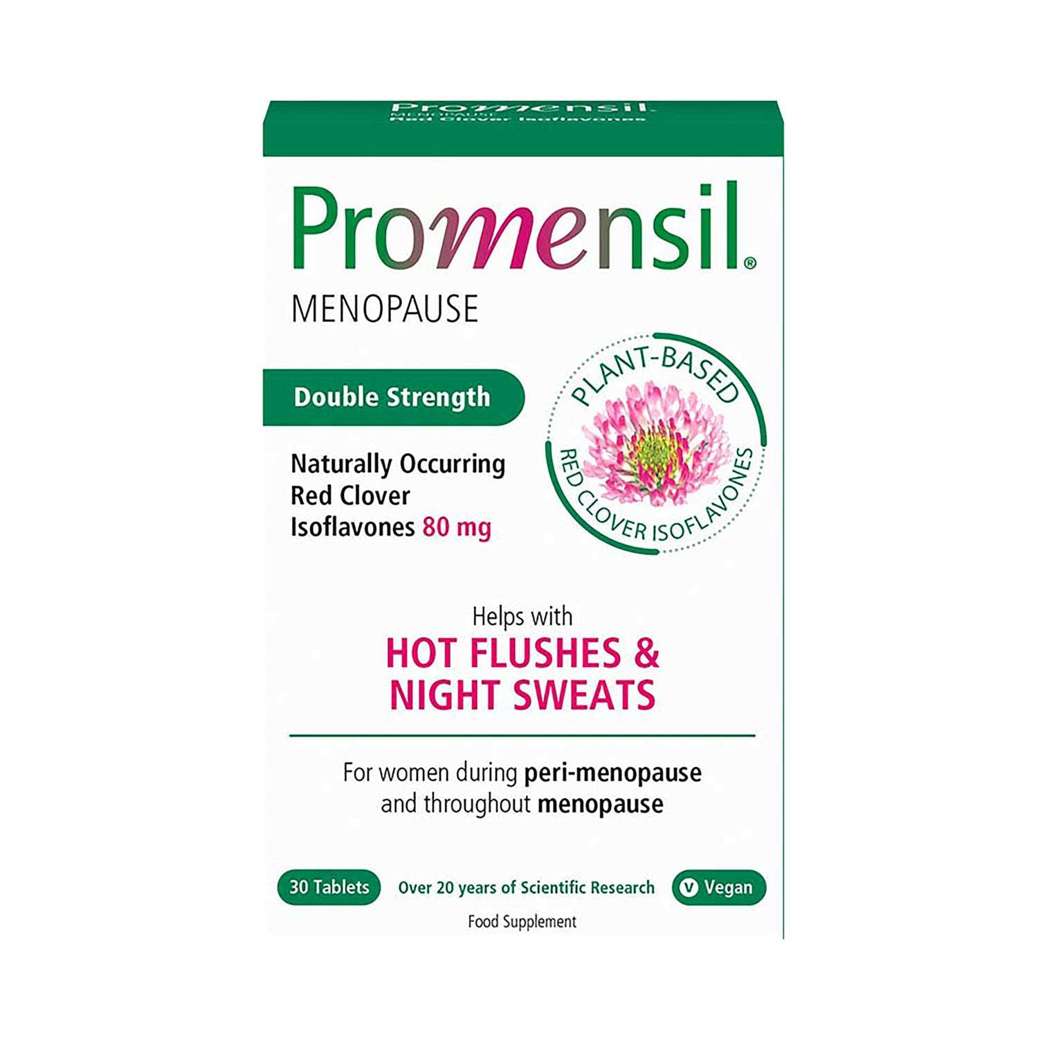 Promensil menopause supplement Double Strength 30s, imported from the UK