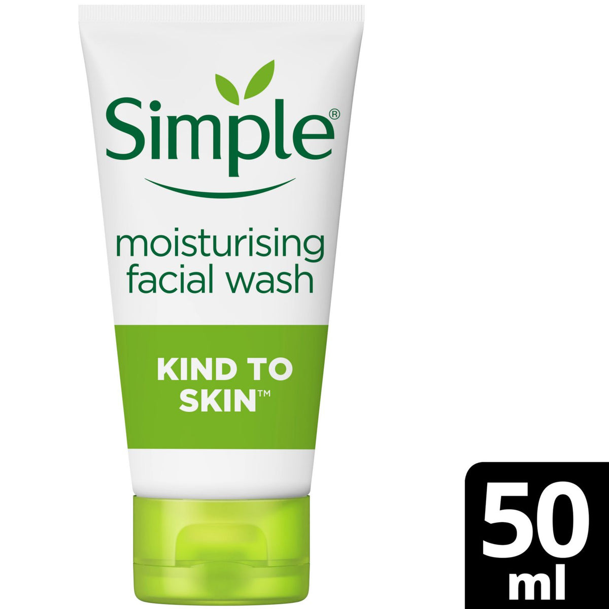Simple Moisturising Facial Wash 50ml, UK version