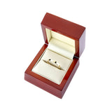 Flat court wedding ring 18ct yellow gold 2.0mm width, UK version