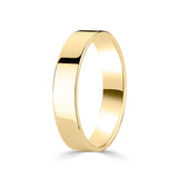 Costco classic flat court wedding ring 4.0mm 18ct yellow gold, UK version
