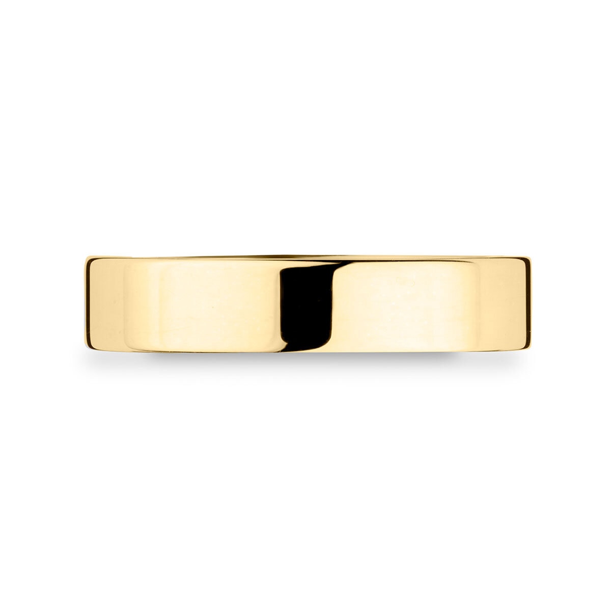 Costco classic flat court wedding ring 4.0mm 18ct yellow gold, UK version