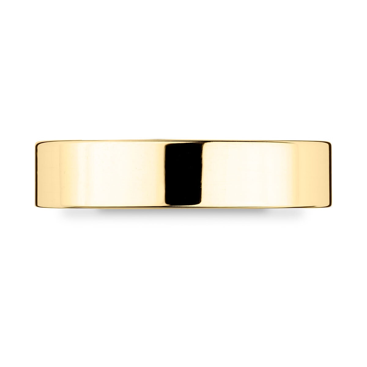 Costco 18ct yellow gold flat court wedding ring 5.0mm (British brand)