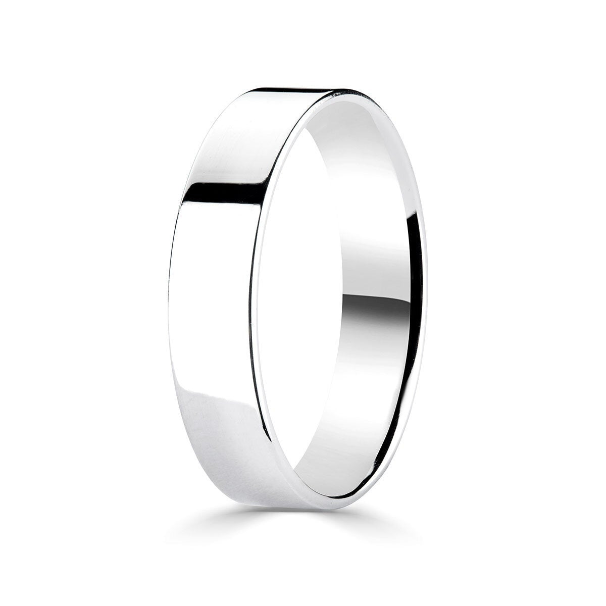 Costco Classic Flat Court platinum wedding ring 5.0mm - British product