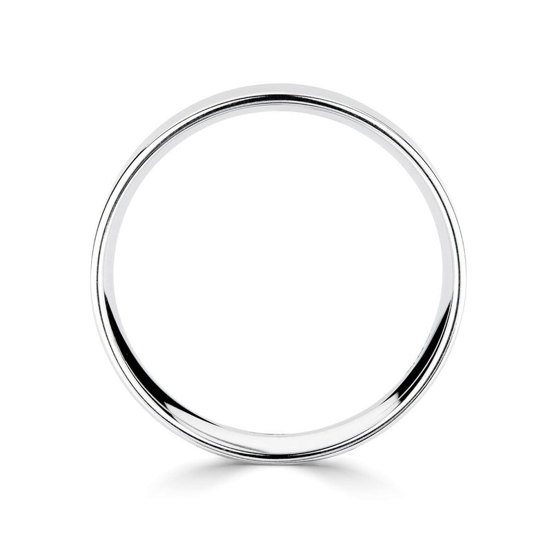 Costco Classic Flat Court platinum wedding ring 5.0mm - British product