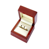 Costco 18ct yellow gold flat court wedding ring 6mm, UK version
