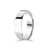 Costco Classic Flat Court Platinum wedding ring 6mm, imported from the UK