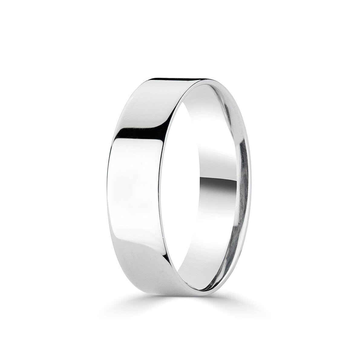 Costco Classic Flat Court Platinum wedding ring 6mm, imported from the UK