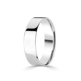 Costco Classic Flat Court Platinum wedding ring 6mm, imported from the UK