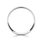 Costco Classic Flat Court Platinum wedding ring 6mm, imported from the UK