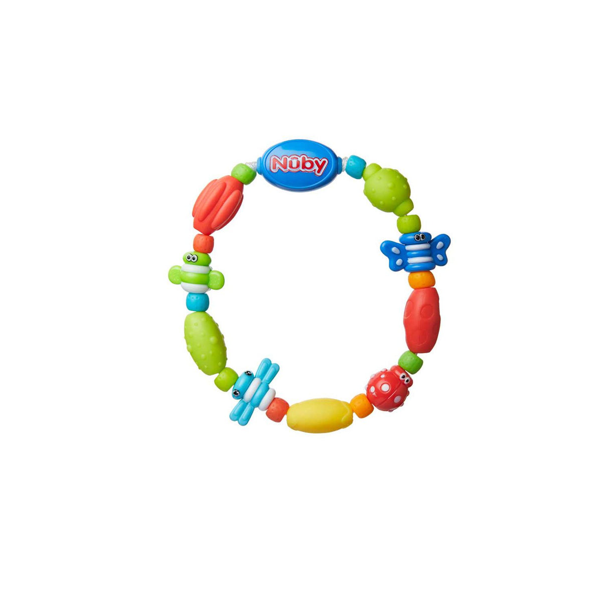 Nuby Bug-a-Loop teether textured surfaces BPA free - British product
