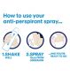 Vaseline Aloe Sensitive Anti-Perspirant Deodorant 250ml (British brand)