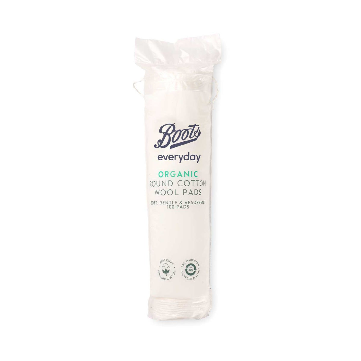 Boots Organic Round Cotton Wool Pads 100 pads - British product