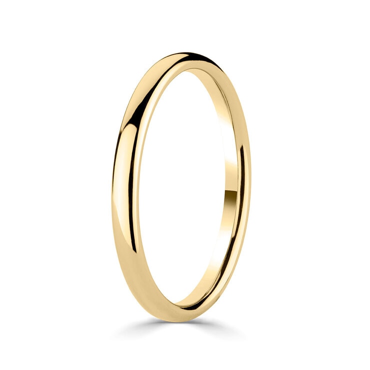 Costco classic court wedding ring 18ct yellow gold, imported from the UK