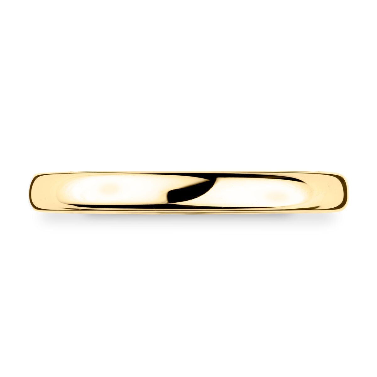 Costco 18ct yellow gold classic court wedding ring 2.5mm, imported from the UK