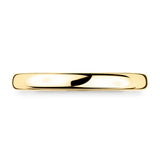 Costco 18ct yellow gold classic court wedding ring 2.5mm, imported from the UK